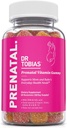 Tobias博士 产前维生素Gummy、含DHA和叶酸的无铁产前维生素、Niacin、Biotin、B6和B12,包括用于产前和产后支助的鱼油、60古米、30种服务