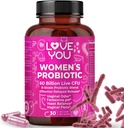 Love You Womens Probiotic, Phalbiotic, Ut, Femine, Vaginal Health Supplements, 文摘, Pre + Pro + Postbiotic, 延后释放, 60亿活性CFU, 8-Strain Probiotic Blend, 30 Veg Caps 服务