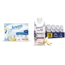 Juven治疗营养 饮用混合药粉治疗伤痛 30个计数+确保最大蛋白质营养 摇晃,法国香草,12包