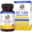 MaryRuth的Gut Flora Health + Ezymes + Prebiotic & Probiotic 消化酶促进健康Got Biome和消化支持 + CLP 认证 → 60 Capsules → 最多两个月的供应量