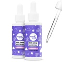 Wink Well Kids Liquid Melatonin Drops, 天然Melatonin Drops for Children 每人1mg 液态Melatonin为孩子服务,无毒品和非大麻成型(2包)