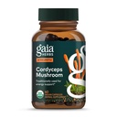 Gaia Herbs Cordyceps 蘑菇 -- -- 维持能源、耐力和Stamina的能源支助补充品 -- -- 带有有机Cordyceps蘑菇 -- -- 40 Vegan液态水合金(40天供应)