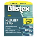 TheraTears 干眼治疗眼滴,1.0 Fl Oz和Blistex 药用唇膏,0.15 Ounce, 3 Counter SPF 15 Sun Protection Lip Balm Bundle
