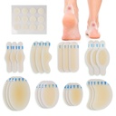 LotFancy Blister Feet、24个Blister Pads和12个Acne补丁、8个大小的Hydrocolloid Bandage、防水密封Gel Blister Cushion Varigey包 用于脚趾保护、脚跟Blister预防