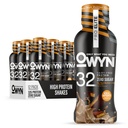 OWYN Only What you needs Pro Elite Vegan Plant 基于高蛋白 Keto Shake, 无核酸杯, 零糖, 32g蛋白, Omega-3, 预生, 超食品绿色为工作和恢复, 0g Net Carbs