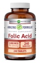 神奇的方程式 Folic Acid Supplements 5000 Mcg QQ 平板电脑 Non-GMO Gluten Free QQ 在美国制造(240个计数)