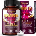 NMNH 补充物(Dihydronicotianide mononucleotide) 600mg - 带有Resveratrol的启动NAD,123456789