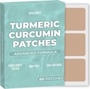 Turmeric Curcumin 补丁(套件为60) - 100%的男女天然补丁 - 有Biotin - 身体支持 - 强化公式