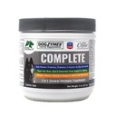补活剂、预生剂、Glucosamine、Chondroitin、MSM和Hyaluronic酸、完整的皮肤和煤炭护理(8 Ounce)