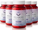 发光剂 先期营养 Gluta 1000 - 减少L-Glutathione、Alpha Lipoic Acid & Rose HIPS、抗氧化剂支持皮肤和整体健康,美国制造 -- 30个卡普尔×5瓶(75天供应)