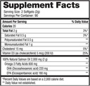 通用纯阿拉斯加 Omega-3 野生阿拉斯加沙门油 1000mg 软胶 180-Count