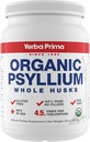 Yerba Prima 有机 Pyllium 整体 Husks Colon Cleanser - 20 oz - 自然日食纤维增刊 20 oz, Colon Cleanser, Regularity & Detox Cleansing Support, Gluten Free, 非转基因生物, Vegan