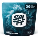 SALTT 电解石粉包,超多样性包(30包) - 镁,钾,钠,痕量矿物 - Vegan,无糖,无胶 - 旅行基本品 - 在美国制造