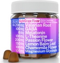 SHIZAM Valerian Root Chamomile Gummys, 儿童与成年人的平静与压力援助, Capsules Tincture 提取药片 Drops Chewables Tea Liquid Alt, 补充, Valarian Roots 有机睡眠 500 mg Herb