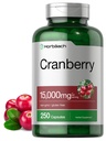 Horbäach Cranberry Pills + 维生素C + 15 000 mg → 250 capsules → 非GMO 和 Gluten Free Supplement from Centre Excess
