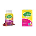 儿童日常维生药 + Veggie Fiber Gummys(年龄 3+) - 60 Counter & Kids Chewable Daily Probiot for Kids,年龄 3+, 30 Counter