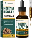 Cuachalate 消化剂滴:草药补充剂 w/Licorice Root, Dandelion, Clove, Cancerina, & Kalawalla 节选,用于修复胃部,胃部健康,和免疫系统支持. 2oz