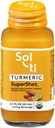Sol-ti有机Turmeric SuperShot Drink,黑辣椒增强Curcumin在Turmeric中的吸收和生物利用率,以协助联合支援,Superfood,12 Pack (2.1 Fl oz)