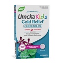 自然之道 儿童冷救济 Chewables, Umcka, Ages 6+, 缩短持续时间并减少严重性, 多症状冷药, 非醉酒, Cherry Flavored, 10片