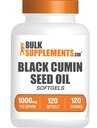 Bulk Assupports.com 黑库明种子油软胶 - 黑库明种子油1000mg - Gluten Free, 1 Softgel / service, 120 Counter (Pack of 1) 黑库明种子油软胶 - 黑库明种子油 1000mg - Gluten Free, 1 Softgel / service, 120 Count (Pack of 1)