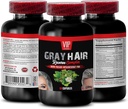 Saw Palmetto Mens Hair - 灰毛反转复合体 - 自然解决方案 - 强效结果 灰毛男人 毛皮和钉子的生物素素 帕巴补充剂 灰毛补充剂 1瓶60盖