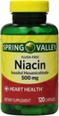 春季谷-Flush Free Niacin(B-3)500毫克,240卡普尔(2瓶120)