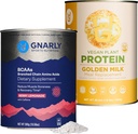 Gnarly 营养金牛奶 Vegan 蛋白蛋白粉 BCAAs Berry 柠檬水(10.58oz)