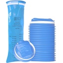 HCS Bulk Emesis Bags可处置 - Premium, 医院年级,成人与儿童 - 呕吐袋可处置汽车,旅行,家用 - 扔,Barf,Puke - 144, Strong (40 fl oz)