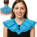 用于颈部和肩部上部疼痛减轻的冰包、大型颈部冰包包装、可重复使用的热冷压缩疗法,用于旋转臂伤、居住、肌肉放松和舒缓