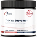 健康TriMag Supreme Powder的设计 - 300mg 三重镁饮料 - 可能支持心脏健康与能源 - Orotate镁,甘草磷酸+双糖化切酸盐(30 services / 150g)