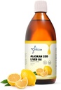 Stellar Alasgan Cod Liver Oil - Organization Lemon, 16.67 oz |美国野生动物 |富人 Omega-3 DHA/EPA & Vitamin D | Non-GMO认证 |支持心脏,大脑和免疫健康