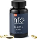 NFO Omega-3 带鱼盖的堡鱼油 - Premium鱼基 Omega-3 → 纯海洋公式 → 高EPA & DHA → 60 Capsules
