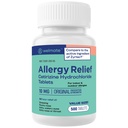 WELMATE - 过敏反应 - Cetirizine HCl 10 mg - 24小时安非他明 - 非昏睡 - 喷嚏 - Runny Nose - 眼睛和喉咙痒 - 室内和室外过敏反应药片 - 500块