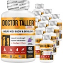 NuBest Doctor Taller Kids - 支持多维他明,多矿物质,钙的骨质强度 - 年龄2至9岁的精度公式 - Grape Flavor - 12 Pack QQ 18个月供应量