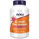 食品补充品,C-1000 & Zinc Imune,季节性支持公式*,抗氧化剂保护*,180 Veg Capsules