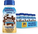 PediaSure Sidekicks 营养饮料,巧克力, 8 fl oz, 24 count. (Package May Vary).