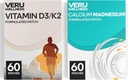 Bone Health Complete Duo Life Systems Vita D3/K2, 镁钙 - 自粘性时间释放专题补丁, 8-10小时(60天供应)