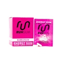 RUN GUM BUBLGUM 能源 咀嚼GUM 50mg Cafeine Taurine & B-Vitamins Per Piecle, 24 Pieces (Pack of 12) 无糖,零卡罗里,无阿斯巴达米,和Gluten Fe