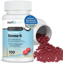 Senna Plus Laxative Stool Sweather - 兴奋剂Laxative Sennosides(8.6mg)的Scusate Sodium(50mg) Stool Sweather - 与Senokot-S相比,用于偶尔的便秘救助* (100片)