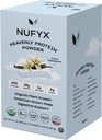 NUFY ^ 天蛋白 → 粉末 ^ 世界精品 100% 有机美洲种豆 ^ Vegan → Gluten Free → 低卡(Creamy Vanilla,10个包装盒)