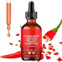 Aeluro Cayenne Drops, Aeluro Cayenne Pepper 提取器, 60毫升 Cayenne Pepper 滴, Cayenne Pepper 液体滴 代谢作用
