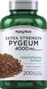 Pipping Rock Pygeum Supplement 40000 mg → 200 Capsules → 适用于男子和妇女 → Pygeum Africanum Bark 提取 → 额外力量 → 非GMO, Gluten Free