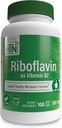 Thru营养 Riboflavin 100mg 维生素B2 100 Vegecaps 支持健康能量元件功能和神经系统 3th Party Tested QQn-GMO Soy & Gluten Free Hypoallergen.