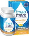 《TheraTears 1200mg Omega 3 眼营养补充品》,有机油草籽Triglyceride鱼油和维生素E,90 Counter (Pack of 3)