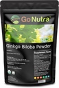 Go Nutra Organization Ginkgo Biloba Powder 8 oz. 纯金哥 Biloba 补充品 Ginkgo Leaf Powder, (8 oz.).