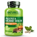 NATURELO 前列腺与尿道健康,与Saw Palmetto, Pygeum, Tumeric, Plant Sterols, Broccoli 和 Lycopene, 60 植物卡普勒斯的综合公式