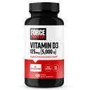 FORCE FACTOR 维生素D3 5000 IU 软胶,支持豁免和骨质健康的高概率维生素D补充剂,优质精品,无防腐剂,120软胶