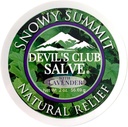 雪峰 阿拉斯加恶魔俱乐部拉凡德·萨尔夫(英语:Lavender Salve) - 手制皮肤护理膏与拉凡德(英语:Lavender) - 天然肌肉Rub with Premium, responsibility sourced plantics - 在美国制造 - 2 oz