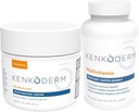 Kenkoderm Psorias 润滑油和多维塔明皮肤护理包, 润滑油加盐酸, 10 oz & 多维塔明加奥米加3 & 维生素D, 免疫支持补充, 120 Capsules