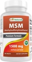 最佳自然剂 MSM 1500 mg 180 片剂